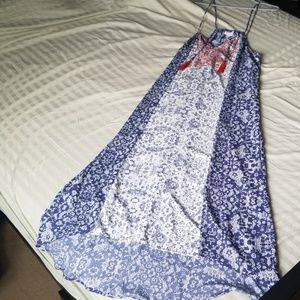 Knox Rose Target | red white blue maxi dress s